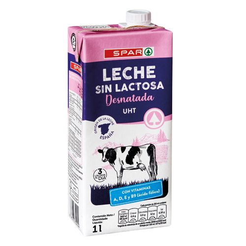 Leche sin Lactosa Semidesnatada