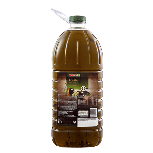ACEITE DE OLIVA VIRGEN EXTRA SPAR PET 5 L.