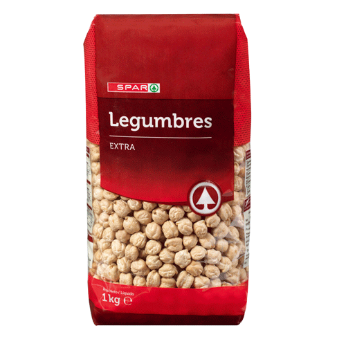 GARBANZOS LECHOSOS SPAR 1 KG.