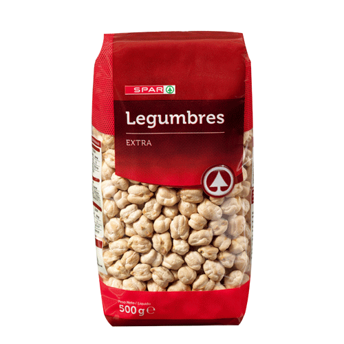 GARBANZOS LECHOSOS SPAR 500 GRS.