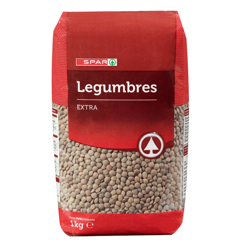 LENTEJAS PARDINAS SPAR 1 KG.