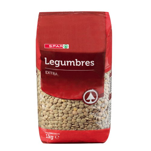 LENTEJAS CASTELLANAS SPAR 1 KG.
