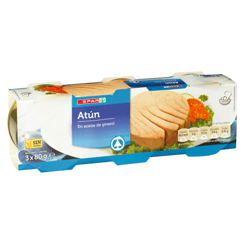 AT&Uacute;N LISTADO EN ACEITE DE GIRASOL SPAR RO-85 PACK-3 P.N.