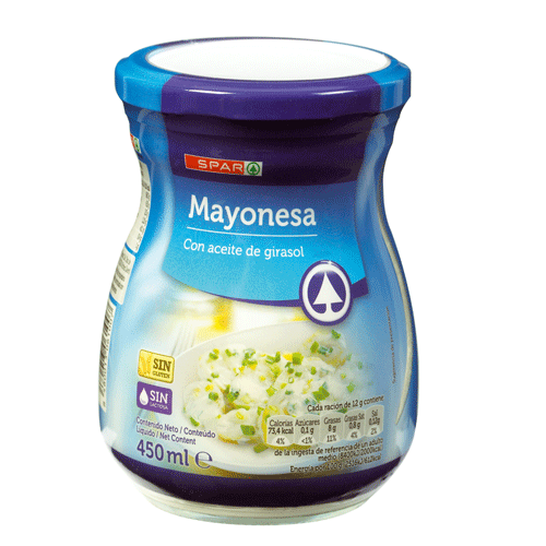 MAYONESA SPAR 450 ML.