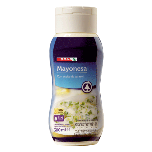 MAYONESA SPAR BOCABAJO 300 GRS.