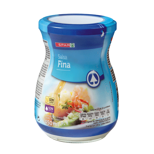 SALSA FINA SPAR 450 ML.
