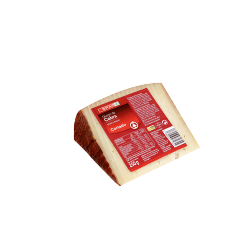 QUESO DE CABRA SEMICURADO YA CORTADO SPAR CUÑA 250 GRS.