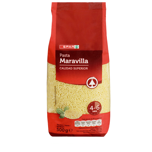 PASTA MARAVILLA SPAR 500 GRS.