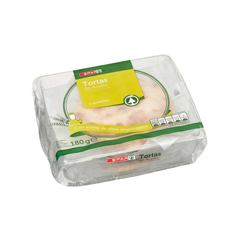 TORTAS DE ACEITE SPAR 6 UND. 180 GRS.