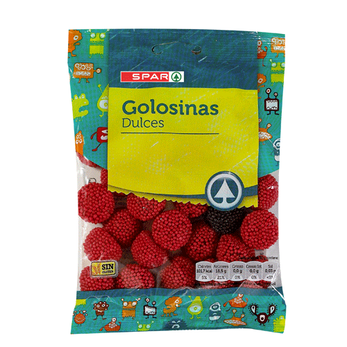 GOLOSINAS MORAS ZARZA SPAR 150 GRS.