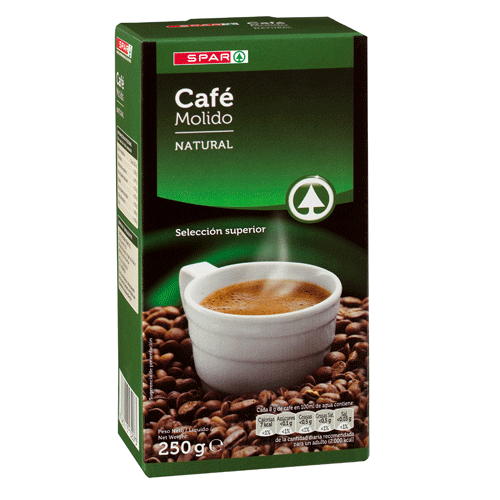 CAFÉ MOLIDO NATURAL SPAR 250 GRS.