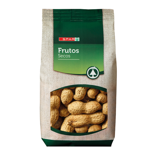 CACAHUETES CÁSCARA TOSTADOS SPAR 125 GRS.