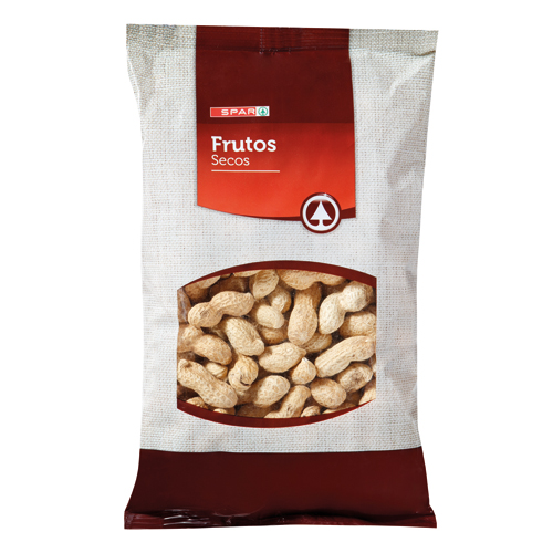 CACAHUETES CON CÁSCARA TOSTADOS SPAR 400 GRS.