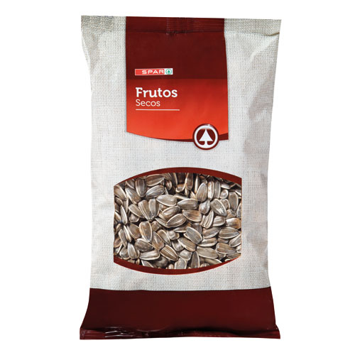 PIPAS DE GIRASOL CRUDAS SPAR 500 GRS.
