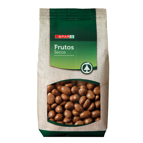 CACAHUETES CON CHOCOLATE SPAR 250 GRS.