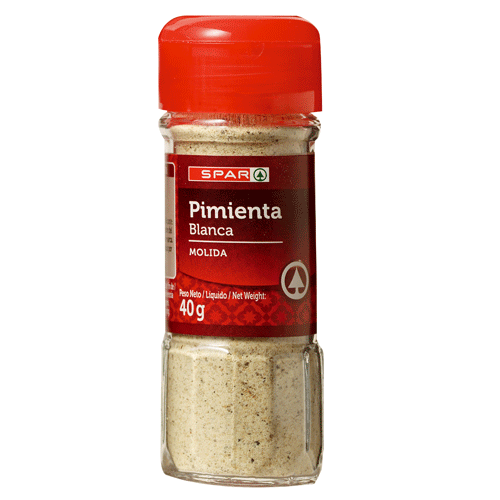 PIMIENTA BLANCA MOLIDA SPAR 45 GRS.