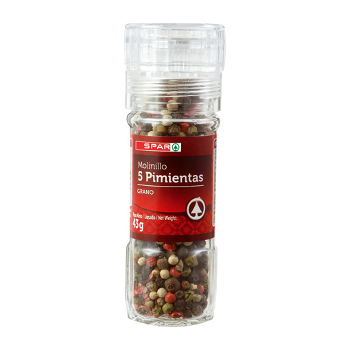 PIMIENTA 5 VARIEDADES MOLINILLO SPAR 43 GRS.