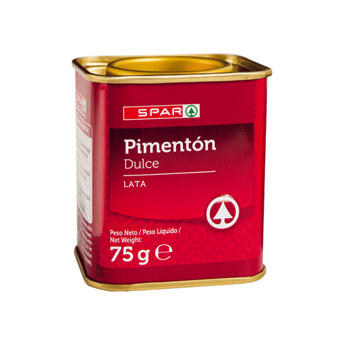 PIMENT&Oacute;N DULCE SPAR LATA 75 GRS.