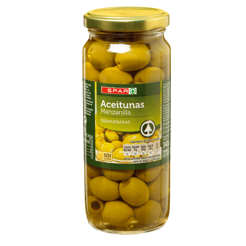 ACEITUNAS MANZANILLA SIN HUESO SPAR