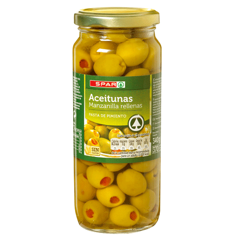 ACEITUNAS RELLENAS PIMIENTO SPAR