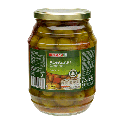 ACEITUNAS GAZPACHA 240/260 SPAR