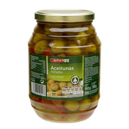 ACEITUNAS ALIÑADAS SPAR