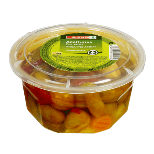 ACEITUNA GAZPACHA SPAR