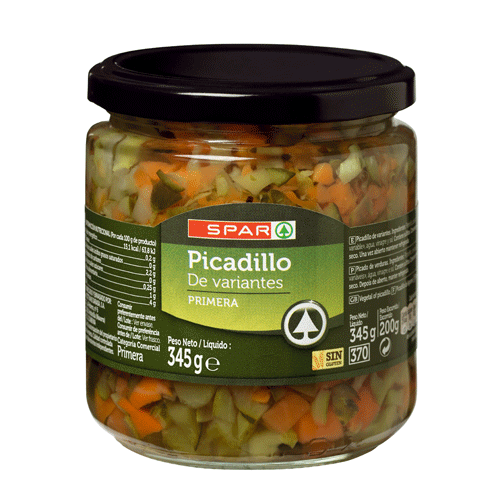PICADILLO DE VARIANTES SPAR 370 ML.