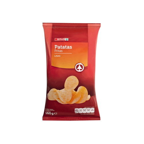 PATATAS FRITAS LISAS SPAR 160 GRS.