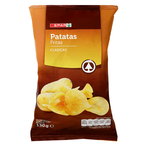 PATATAS FRITAS CLÁSICAS SPAR 130 GRS.