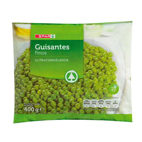 GUISANTES FINOS SPAR 400 GRS.