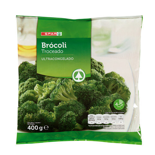 BRÓCOLI TROCEADO SPAR 400 GRS.
