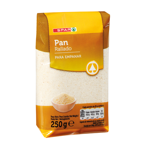 PAN RALLADO SPAR 250 GRS.