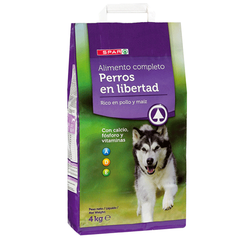 ALIMENTO PERROS LIBERTAD A. ENERGIA SPAR 4 KG.