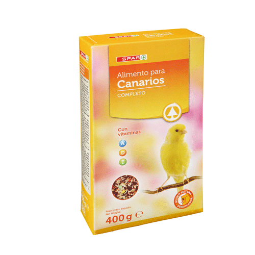 ALIMENTO CANARIOS SPAR CAJA 400 GRS.