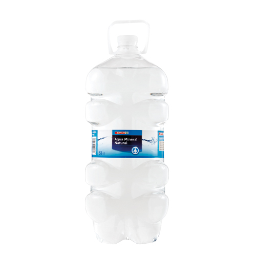 AGUA MINERAL NATURAL SPAR 5 L.