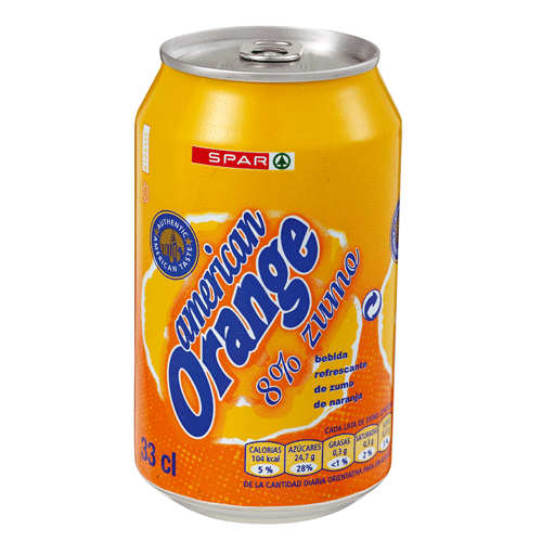 AMERICAN ORANGE SPAR LATA 33 CL.