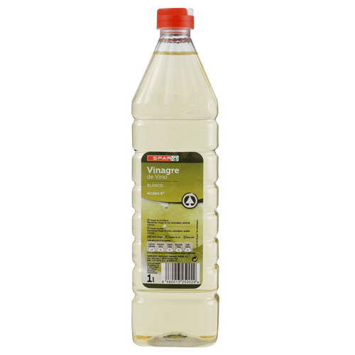 VINAGRE DE VINO BLANCO SPAR PET 1 L.