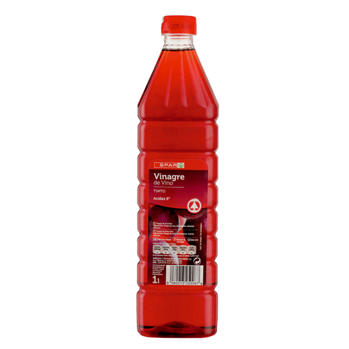 VINAGRE DE VINO TINTO SPAR PET 1 L.