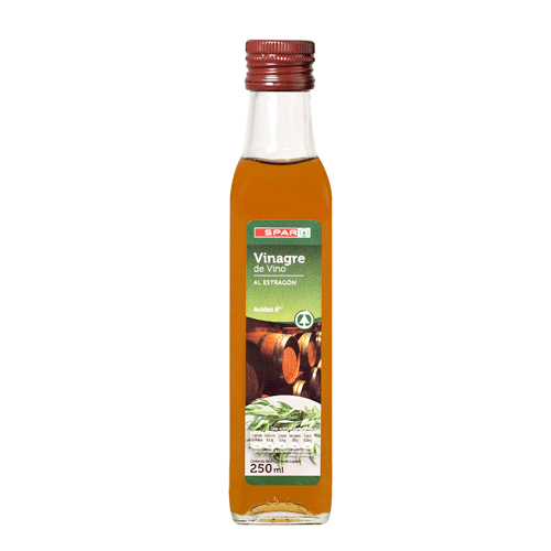 VINAGRE DE VINO AL ESTRAGÓN SPAR 250 ML.