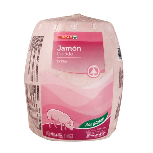 JAMÓN COCIDO EXTRA SPAR MANDOLINA 6 KG. APROX.