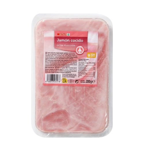 JAMÓN COCIDO EXTRA SPAR 200 GRS.