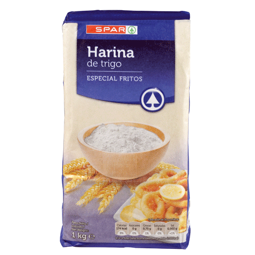 HARINA DE TRIGO SPAR ESPECIAL FRITOS Y REBOZADOS 1 KG.