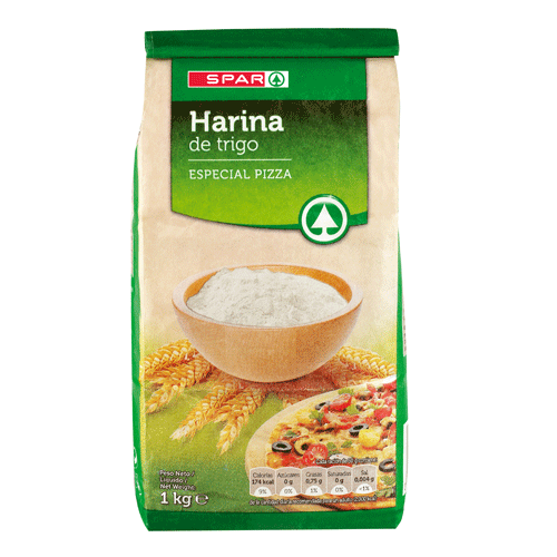 HARINA DE TRIGO SPAR ESPECIAL PIZZAS 1 KG.