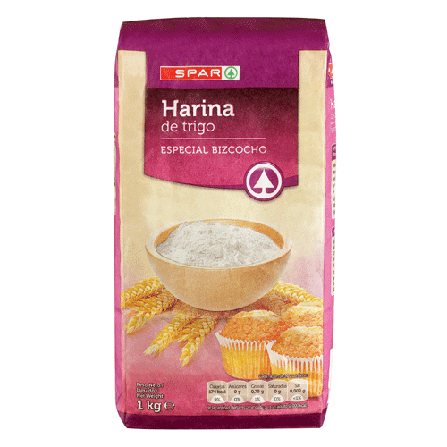 HARINA DE TRIGO SPAR ESPECIAL BIZCOCHOS 1 KG.