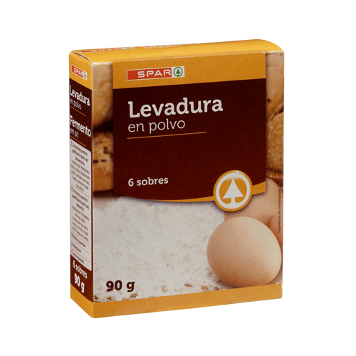 LEVADURA EN POLVO SPAR 6 SOBRES 90 GRS.