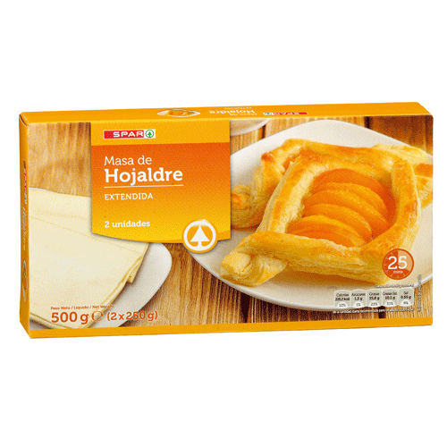 MASA DE HOJALDRE SPAR 500 GRS.