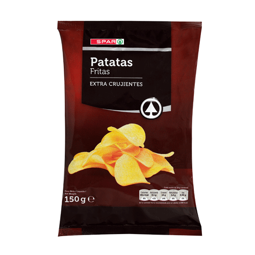 PATATAS FRITAS EXTRA CRUJIENTES SPAR 150 GRS.