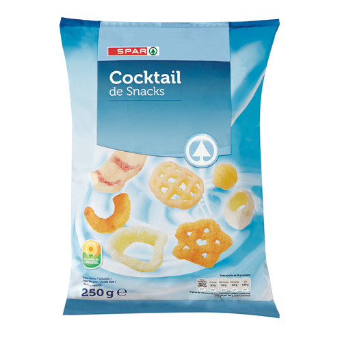 COCKTAIL DE SNACKS SPAR 250 GRS.
