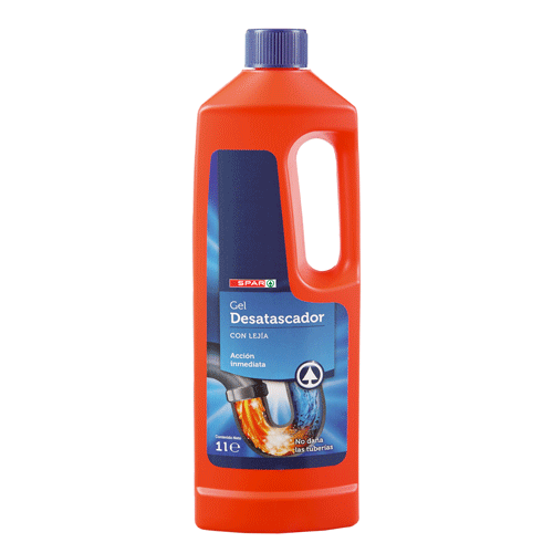 DESATASCADOR TUBERIAS GEL LIQUIDO SPAR 1 L.